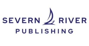 Severn River Publishing logo with stylized sailboat icon in navy blue.